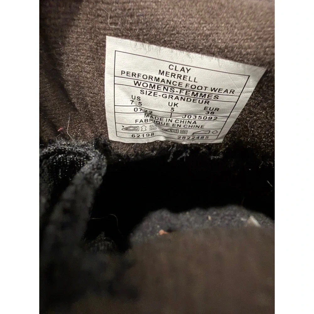 Merrell Thermo Kiruna Mid Zip Waterproof Winter Boots Brown Womens 7.5 J035092‎